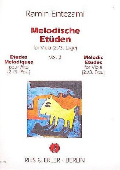 Melodische Etüden Band 2für Viola (2./3. Lage)