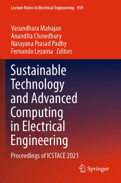 Sustainable Technology and Advanced Computing in Electrical Engineering
