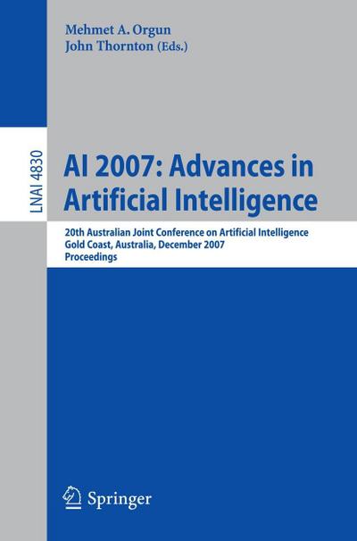 AI 2007: Advances in Artificial Intelligence