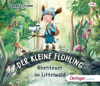 Der kleine Flohling 1. Abenteuer im Littelwald, 3 Audio-CD