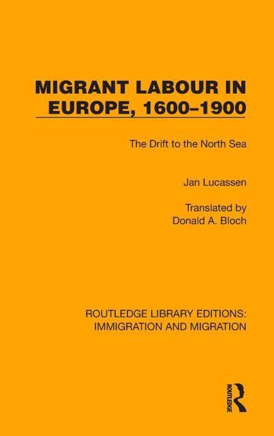Migrant Labour in Europe, 1600-1900