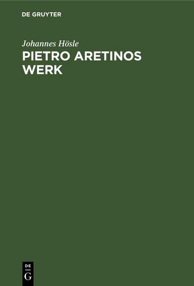 Pietro Aretinos Werk