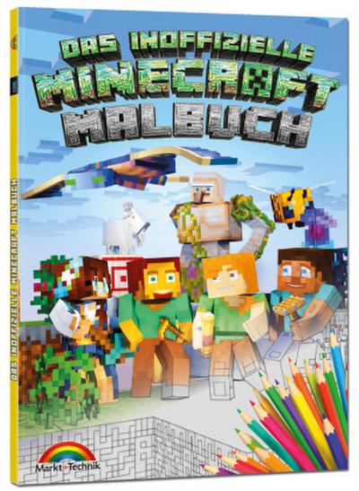 Das inoffizielle Minecraft Malbuch für Kinder und Jugendliche - zum Ausmalen der Minecraft Welt
