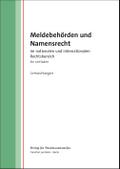 Meldebehörden und Namensrecht