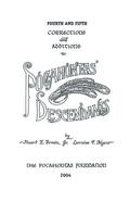Fourth and Fifth Corrections and Additions to Pocahontas’ Descendants