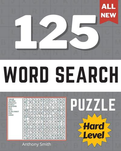 Smith, A: Hard Expert Level Word Search Puzzle (9 Letters Wo