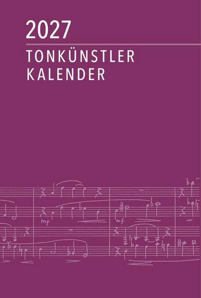 Tonkünstler-Kalender 2027