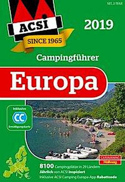 ACSI Internationaler Campingführer Europa 2019 Set