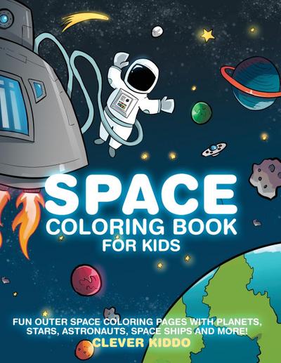 Space Coloring Book for Kids