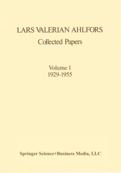 Collected Papers. Vol.1