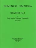 Quartett D-Dur Nr.1für Flöte, Violine, Viola und Violoncello