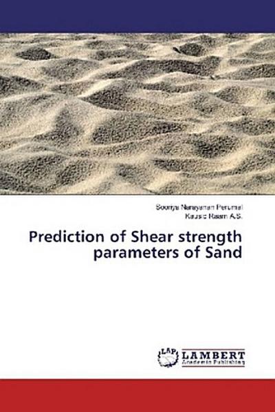 Prediction of Shear strength parameters of Sand