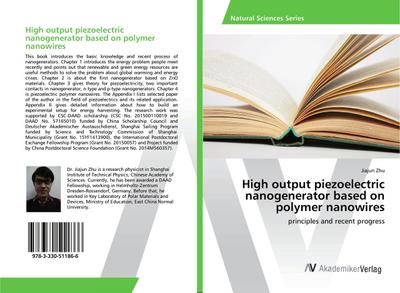 High output piezoelectric nanogenerator based on polymer nanowires