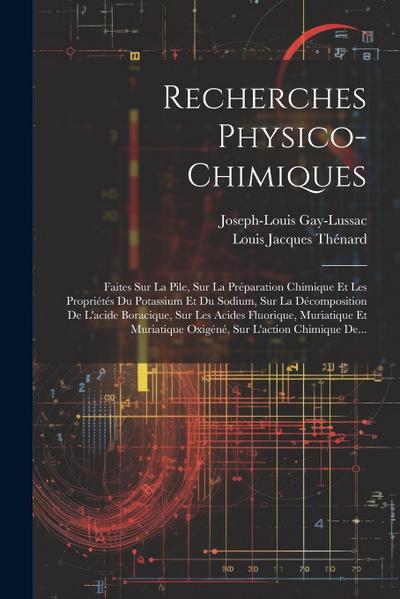 Recherches Physico-chimiques