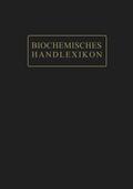 Biochemisches Handlexikon