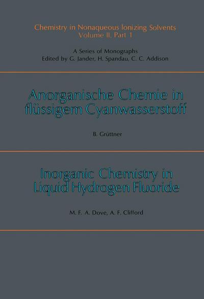Chemistry in Anhydrous, Prototropic Solvents