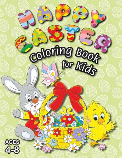 Happy Easter Coloring Book for Kids