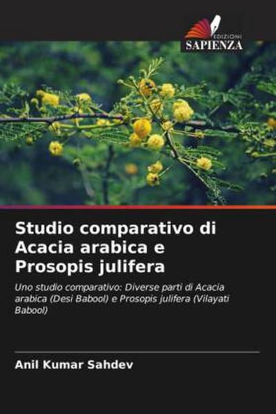 Studio comparativo di Acacia arabica e Prosopis julifera
