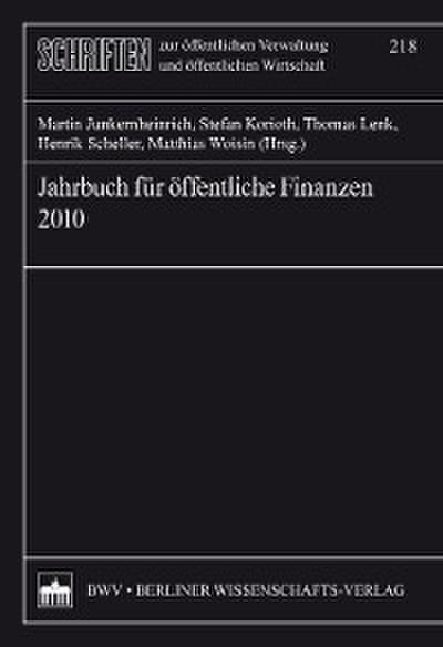 Jahrbuch für öffentliche Finanzen 2010