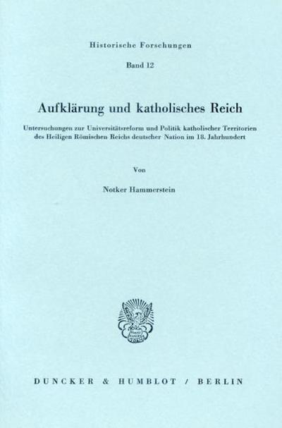 Aufklärung und katholisches Reich.