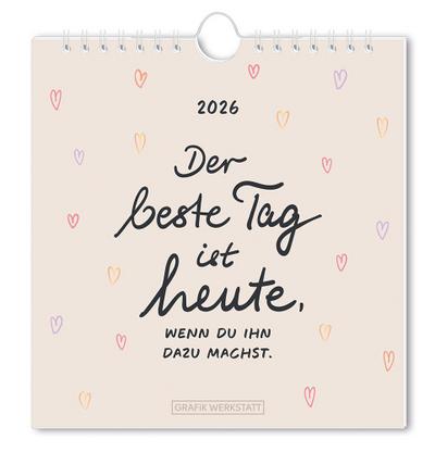 Postkartenkalender 2026 Der beste Tag