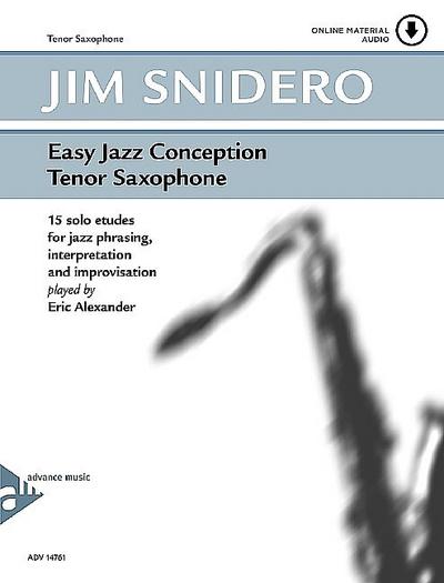 Easy Jazz Conception Tenor & Soprano Sax, w. Audio-CD