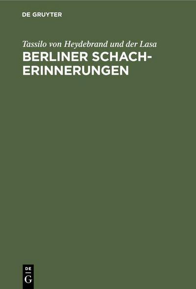 Berliner Schach-Erinnerungen