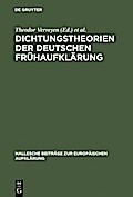 Dichtungstheorien der deutschen Frühaufklärung