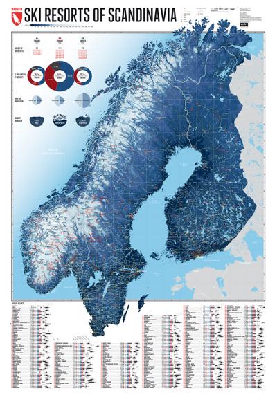 Skigebiete Skandinaviens: Edition 1