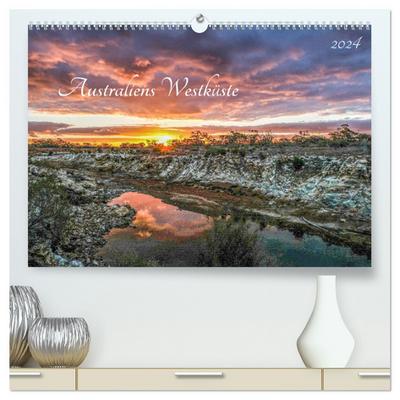 Australiens Westküste (hochwertiger Premium Wandkalender 2024 DIN A2 quer), Kunstdruck in Hochglanz
