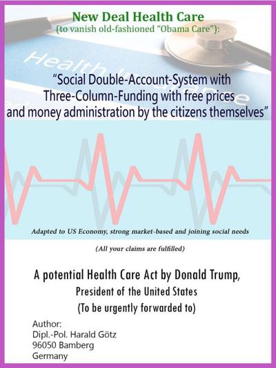 ’Social Double-Account-System with Three-Column-Funding with free prices and money administration by the citizens themselves’ Adapted to US Economy, strong market-based and joining social needs (All your claims are fulfilled)