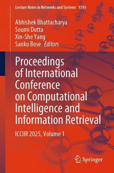 Proceedings of International Conference on Computational Intelligence and Information Retrieval