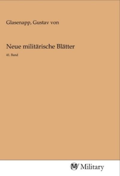Neue militärische Blätter