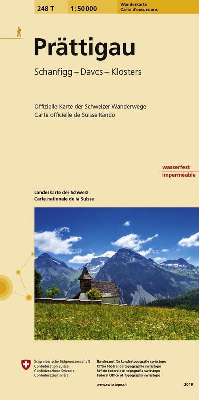 Landeskarte der Schweiz Prättigau