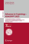 Advances in Cryptology - ASIACRYPT 2025