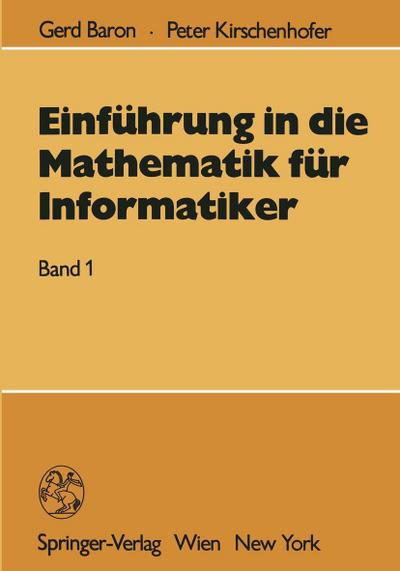 Einführung in die Mathematik für Informatiker