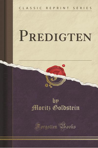 Predigten (Classic Reprint)