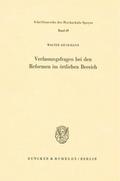 Verfassungsfragen bei den Reformen im örtlichen Bereich.