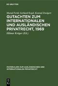 Gutachten zum Internationalen und Ausländischen Privatrecht, 1969