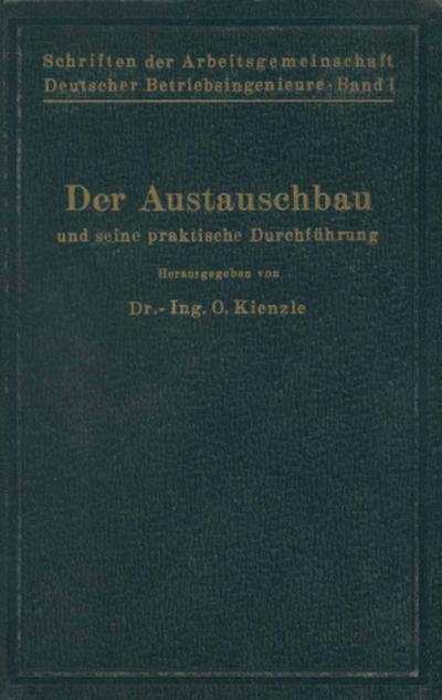 Schriften der Arbeitsgemeinschaft Deutscher Betriebsingenieure