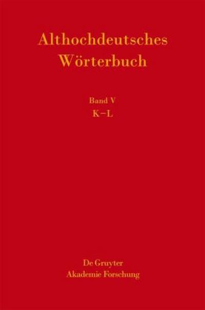 Althochdeutsches Wörterbuch K-L