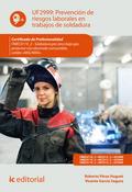 Prevención de riesgos laborales en trabajos de soldadura. FMEC0119_2