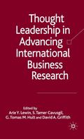 Thought Leadership in Advancing International Business Research
