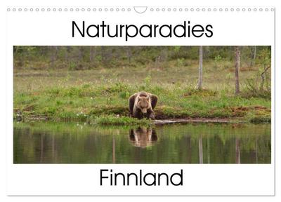 Naturparadies Finnland (Wandkalender 2026 DIN A3 quer), CALVENDO Monatskalender