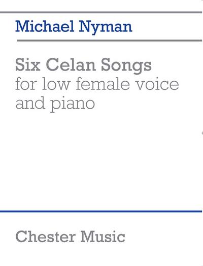 6 Celan Songs for low femalevoice and piano