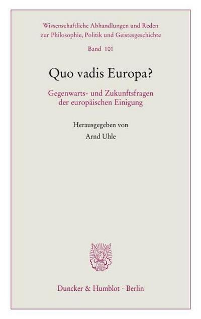 Quo vadis Europa?