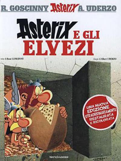 Asterix, italienische Ausgabe Asterix e gli Elvezi. Asterix bei den Schweizern, italienische Ausgabe