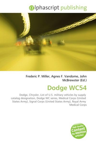 Dodge WC54 - Frederic P. Miller