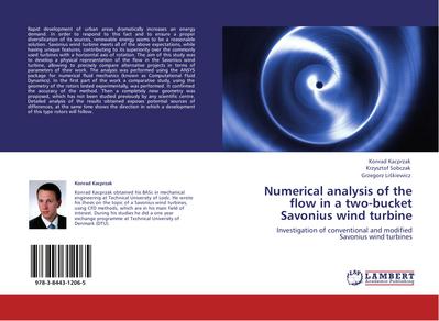 Numerical analysis of the flow in  a two-bucket Savonius wind turbine