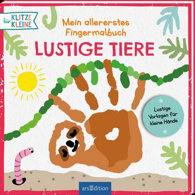 Für Klitzekleine: Mein allererstes Fingermalbuch – Lustige Tiere: Zum Stempeln und Malen für Klitzekleine ab 2 Jahren